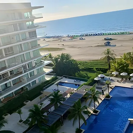 Terraza Frente Al Mar Y Salida Directa A La Playa Apartamento Cartagena