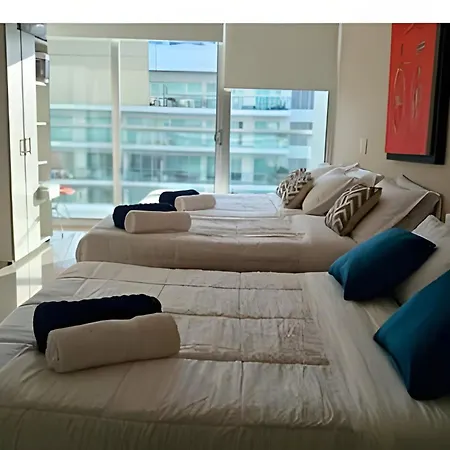 Apartamento Terraza Frente Al Mar Y Salida Directa A La Playa Cartagena